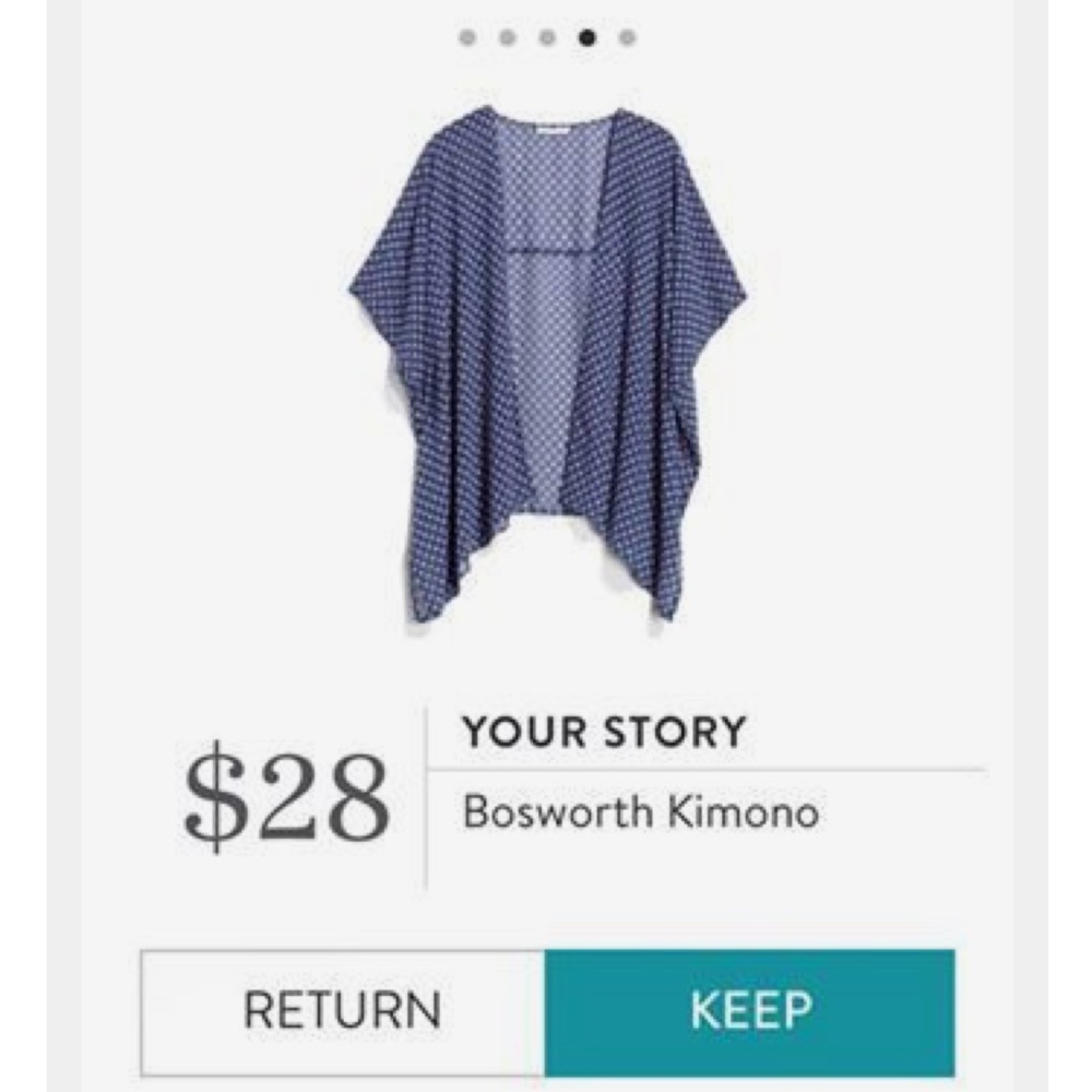 “Your story” kimono from stitchfix